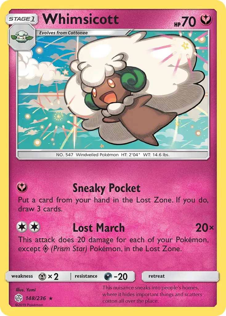 Whimsicott Cosmic Eclipse 148