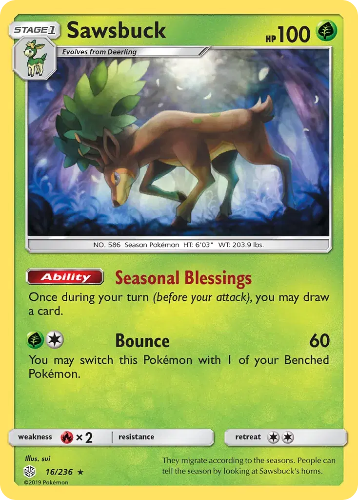 Sawsbuck Cosmic Eclipse 16