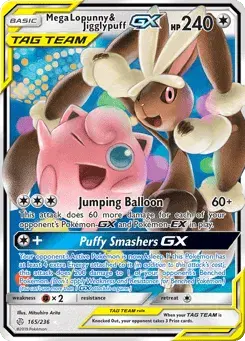 Mega Lopunny & Jigglypuff-GX Cosmic Eclipse