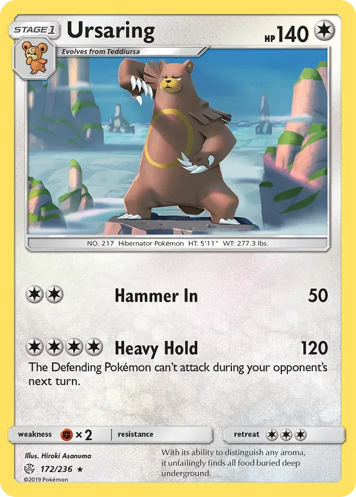 Ursaring Cosmic Eclipse 172