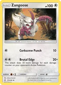 Zangoose Cosmic Eclipse