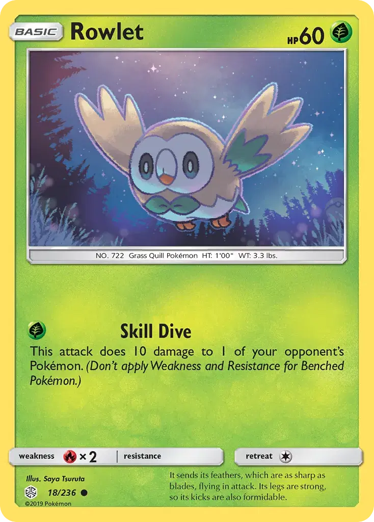 Rowlet Cosmic Eclipse 18