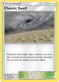 Chaotic Swell Cosmic Eclipse