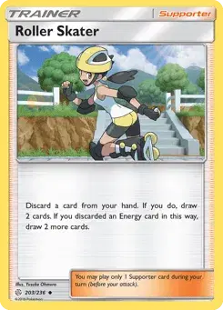 Roller Skater Cosmic Eclipse