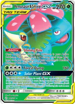 Venusaur & Snivy-GX Cosmic Eclipse