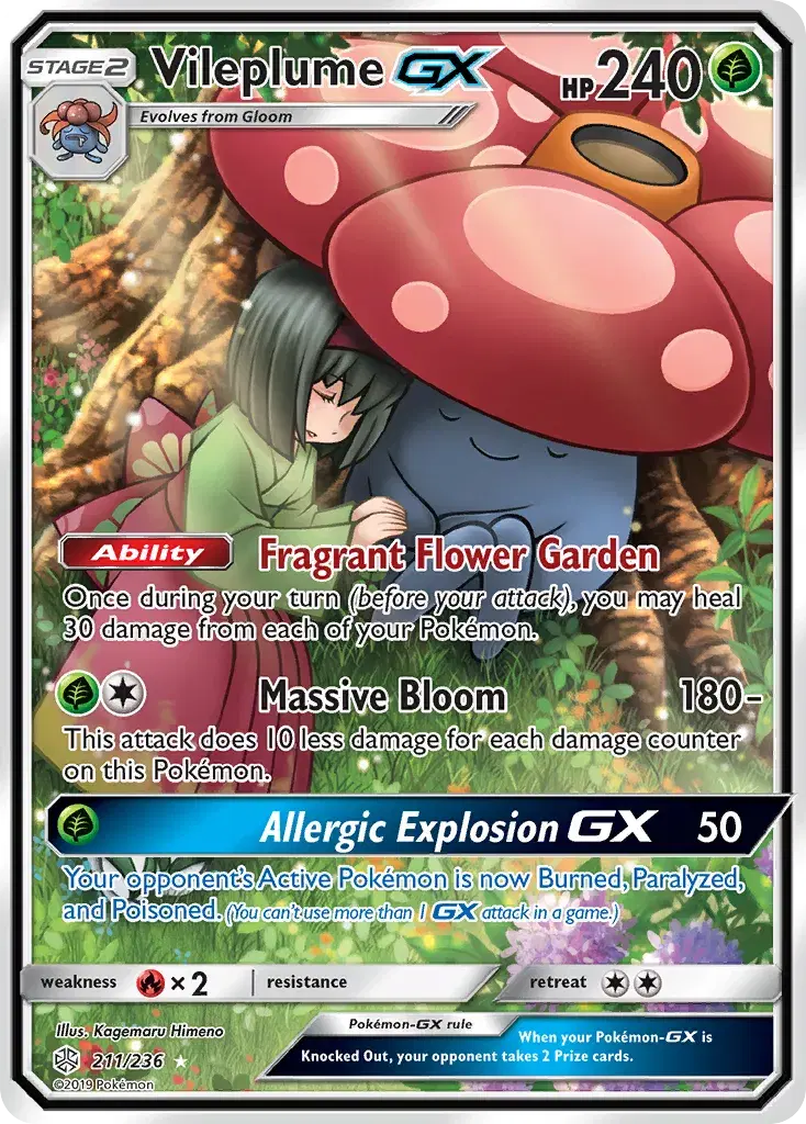 Vileplume-GX Cosmic Eclipse 211