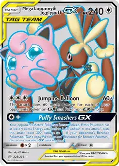 Mega Lopunny & Jigglypuff-GX Cosmic Eclipse