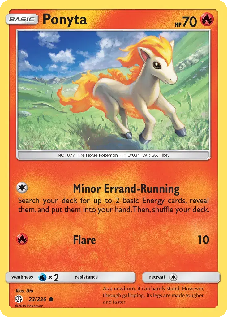 Ponyta Cosmic Eclipse 23