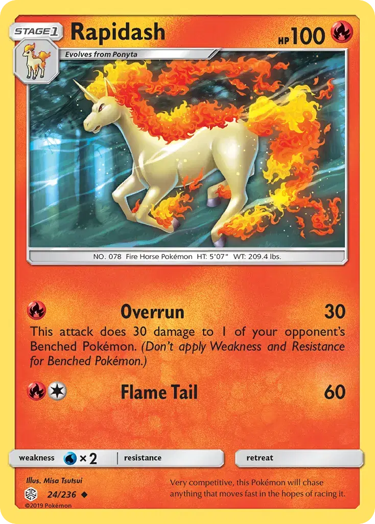 Rapidash Cosmic Eclipse 24
