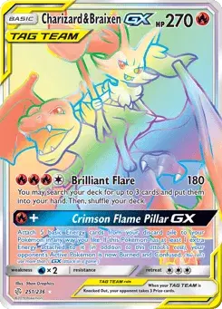 Charizard & Braixen-GX #251