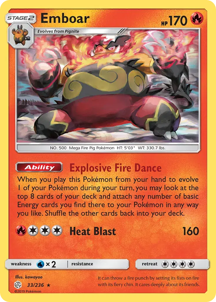 Emboar Cosmic Eclipse 33