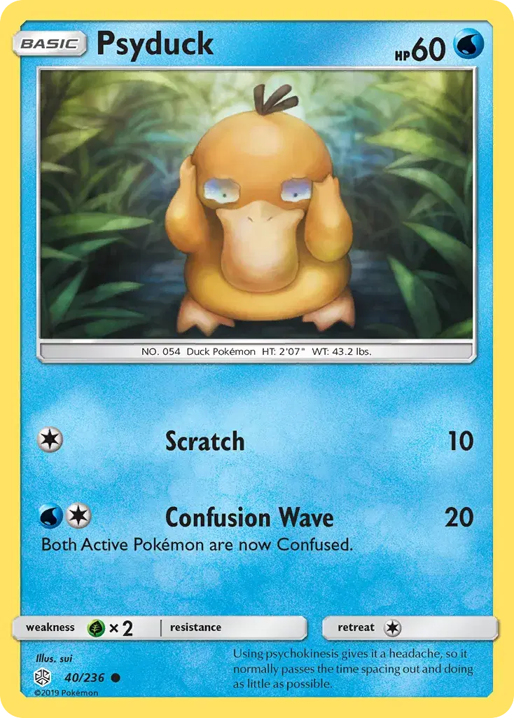 Psyduck Cosmic Eclipse 40