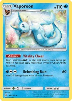 Vaporeon Cosmic Eclipse