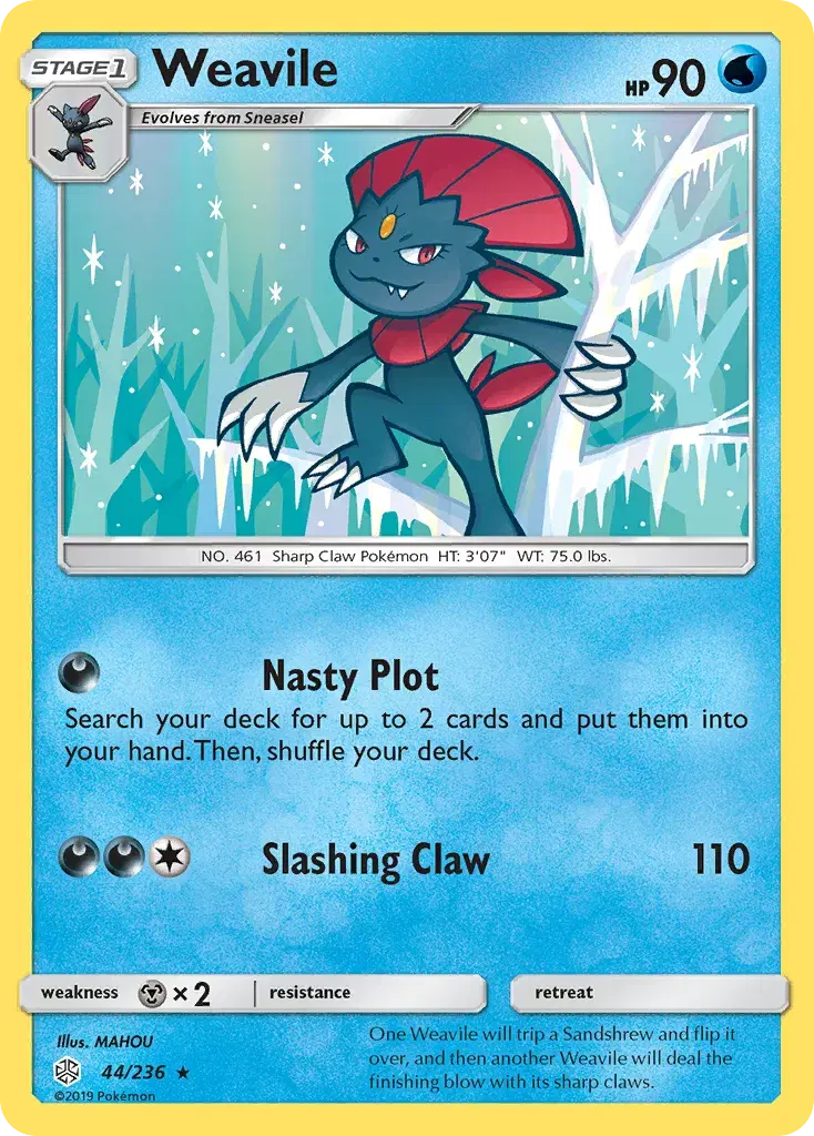 Weavile Cosmic Eclipse 44