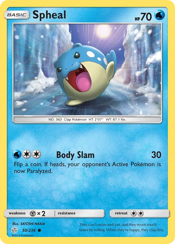 Spheal Cosmic Eclipse 50