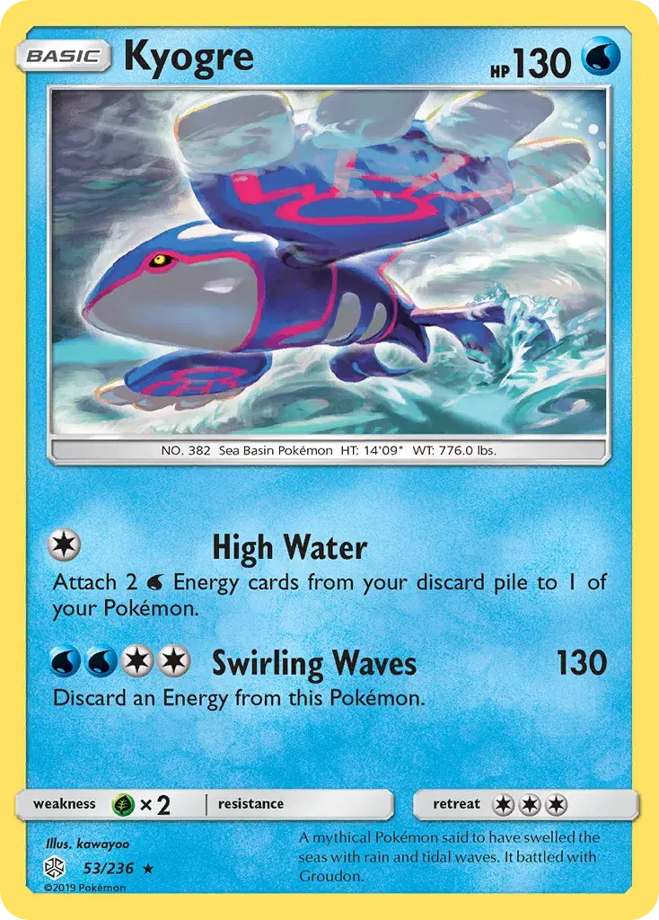 Kyogre Cosmic Eclipse 53