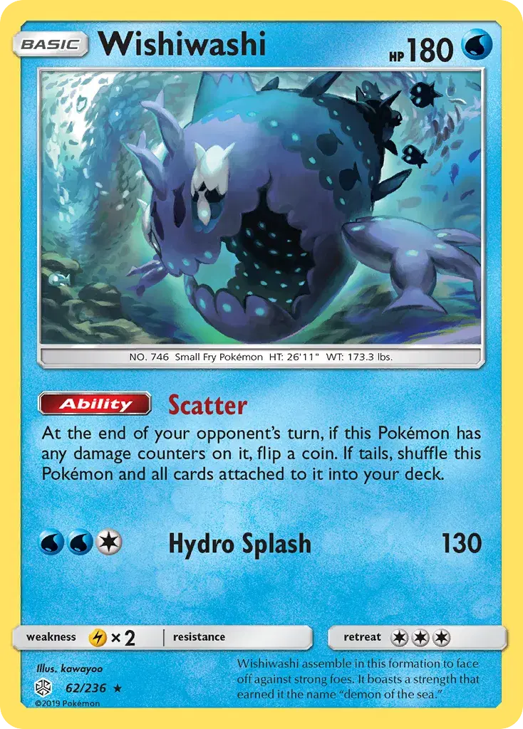 Wishiwashi Cosmic Eclipse 62