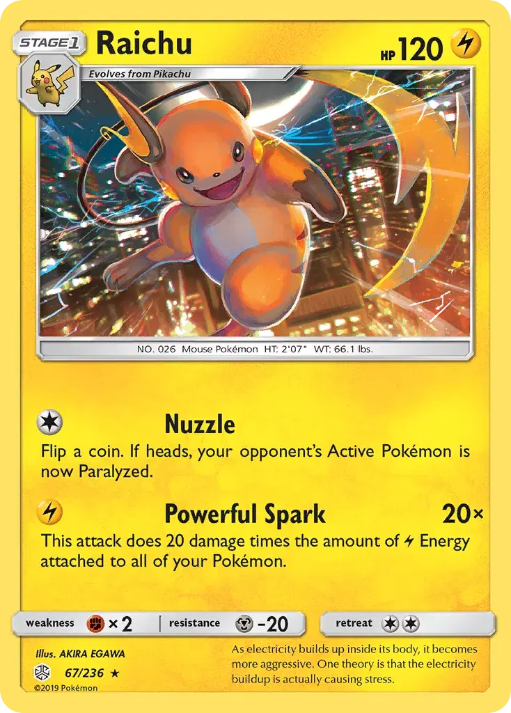 Raichu Cosmic Eclipse 67