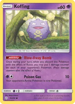 Koffing Cosmic Eclipse