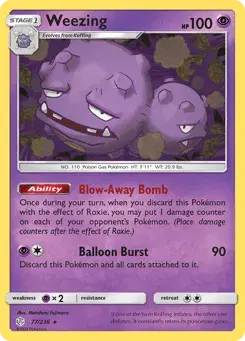 Weezing Cosmic Eclipse