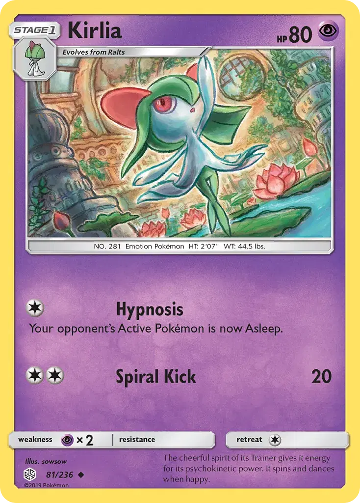 Kirlia Cosmic Eclipse 81