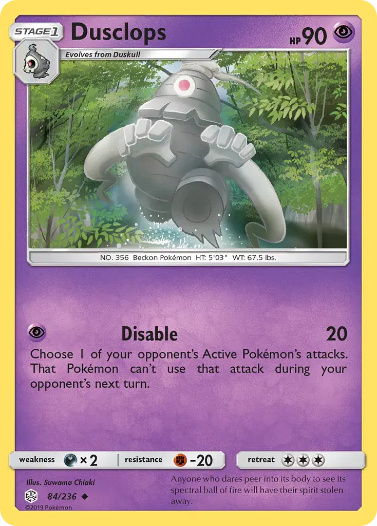 Dusclops Cosmic Eclipse 84
