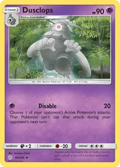 Dusclops Cosmic Eclipse