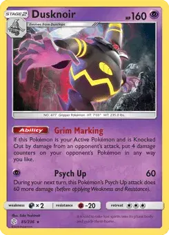 Dusknoir Cosmic Eclipse