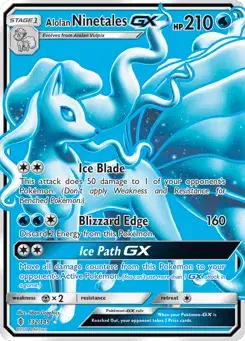 Alolan Ninetales-GX Guardians Rising