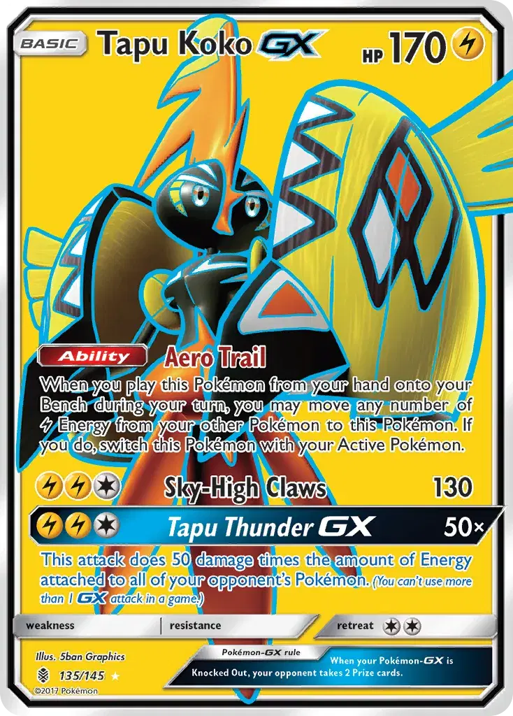 Tapu Koko-GX Guardians Rising 135