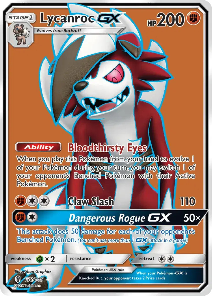 Lycanroc-GX Guardians Rising 138