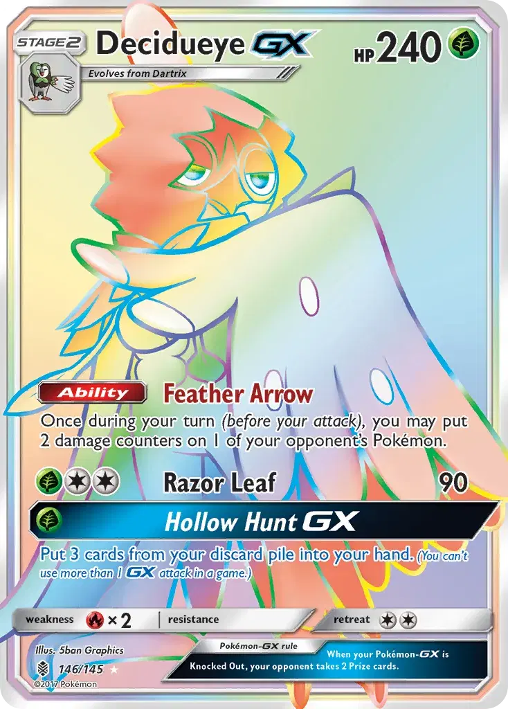 Decidueye-GX Guardians Rising 146