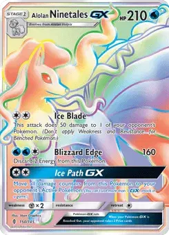 Alolan Ninetales-GX Guardians Rising