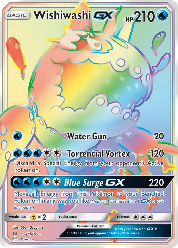 Wishiwashi-GX Guardians Rising 151