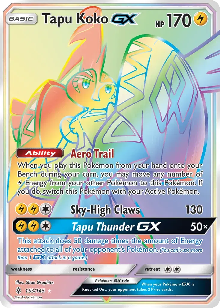 Tapu Koko-GX Guardians Rising 153
