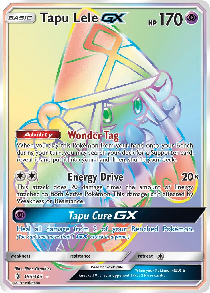Tapu Lele-GX Guardians Rising 155