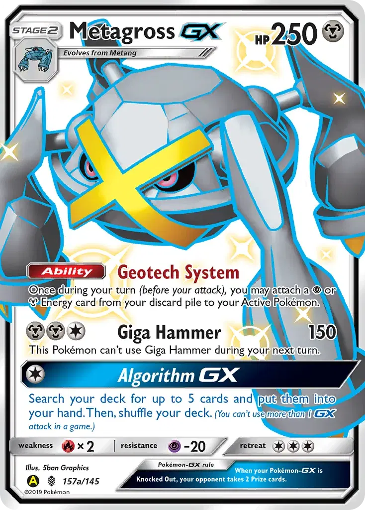 Metagross-GX Guardians Rising 157a