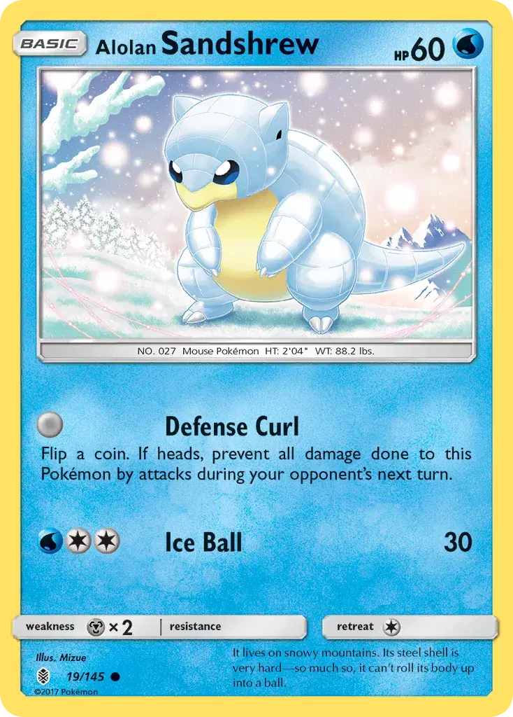 Alolan Sandshrew Guardians Rising 19