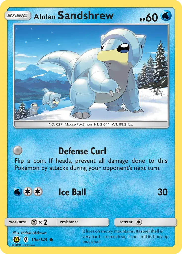 Alolan Sandshrew Guardians Rising 19a
