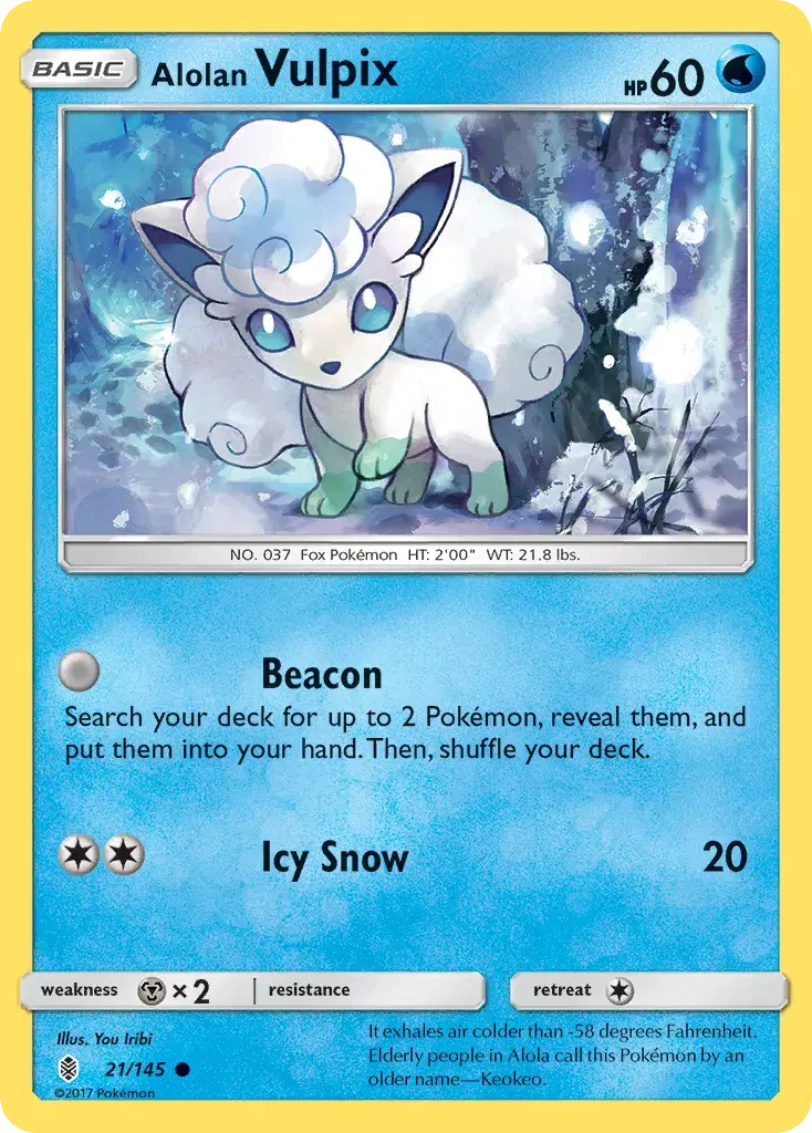 Alolan Vulpix Guardians Rising 21