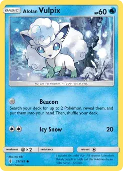 Alolan Vulpix Guardians Rising