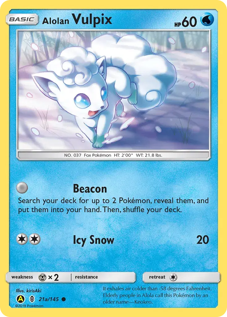 Alolan Vulpix Guardians Rising 21a