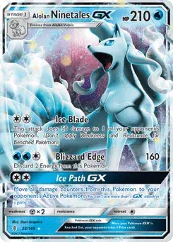 Alolan Ninetales-GX Guardians Rising