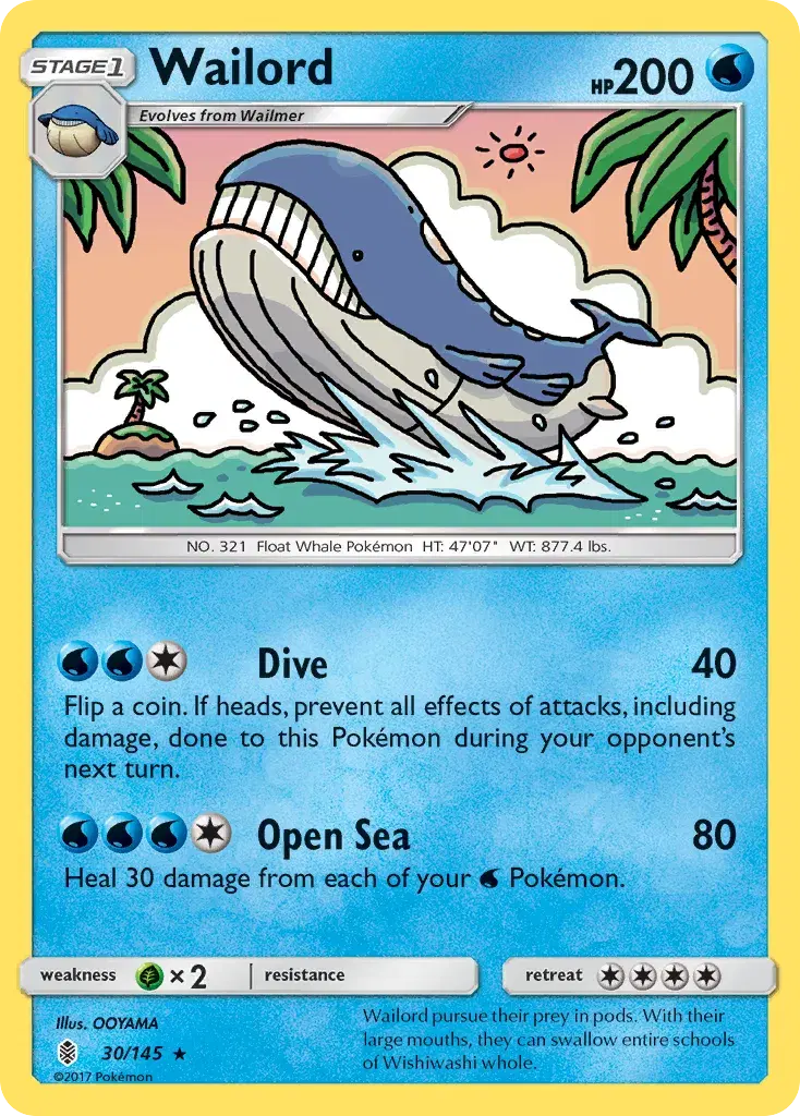 Wailord Guardians Rising 30