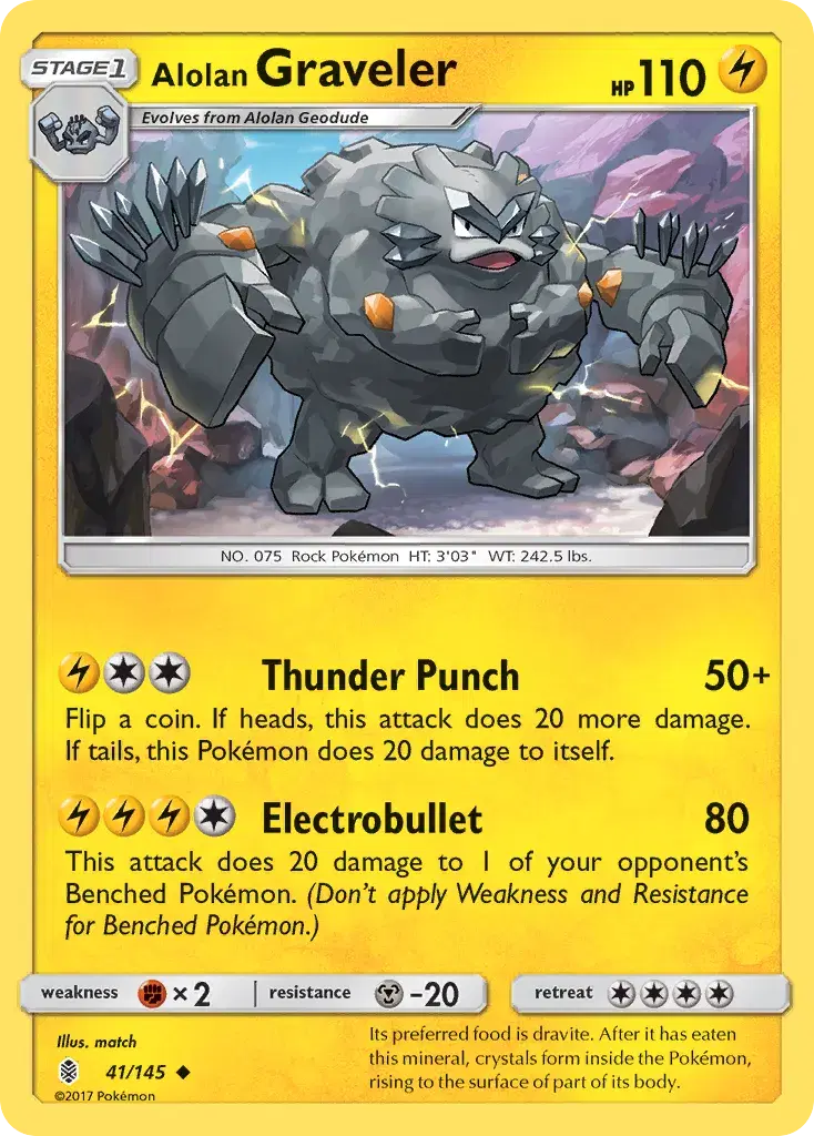 Alolan Graveler Guardians Rising 41