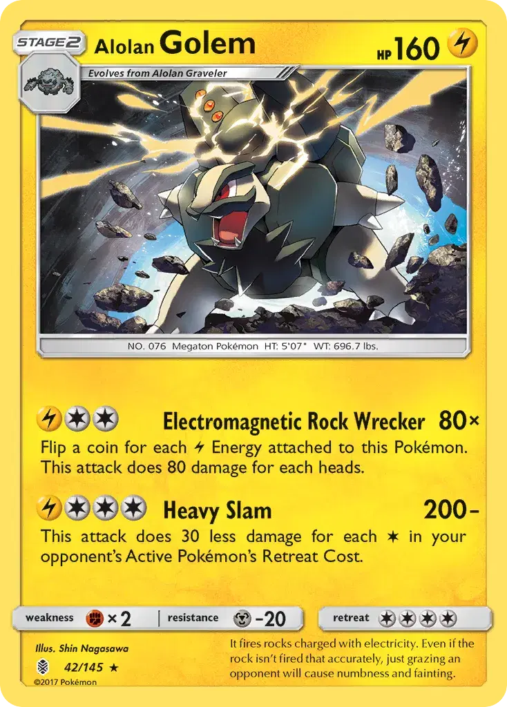 Alolan Golem Guardians Rising 42