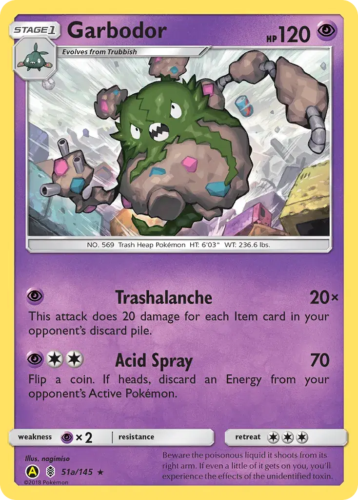 Garbodor Guardians Rising 51a