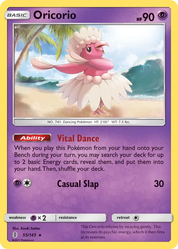 Oricorio Guardians Rising 55