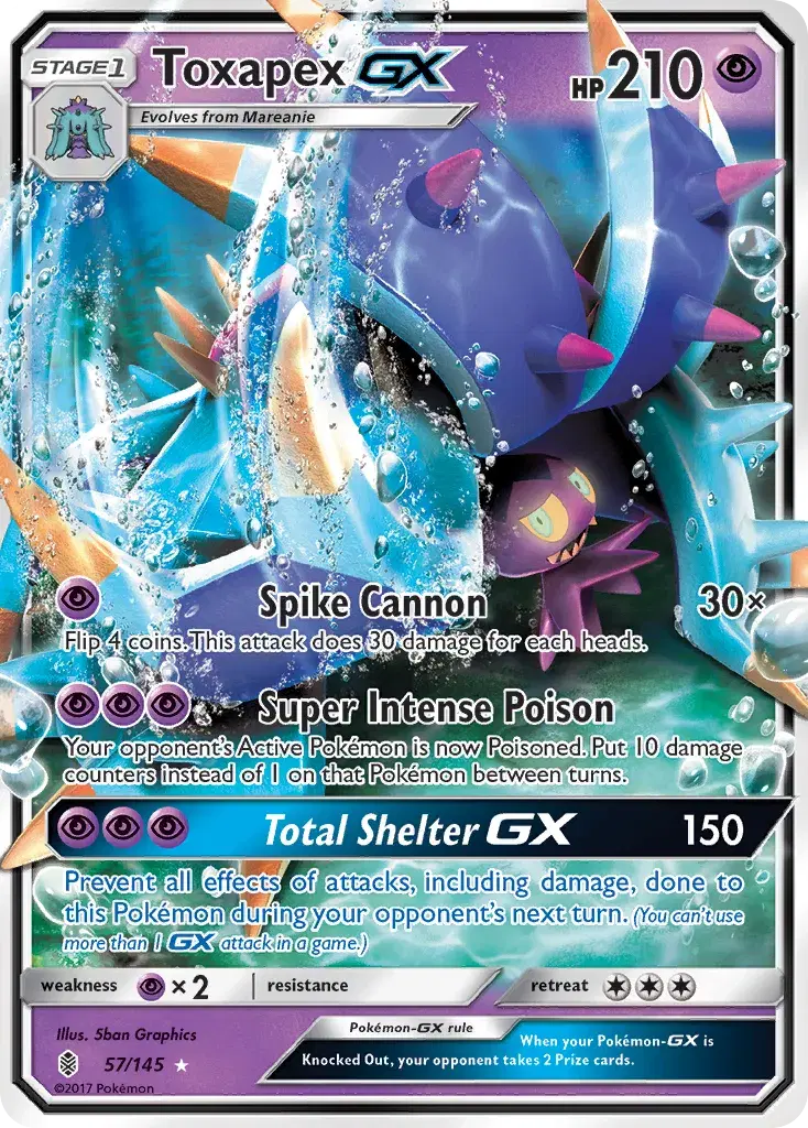Toxapex-GX Guardians Rising 57