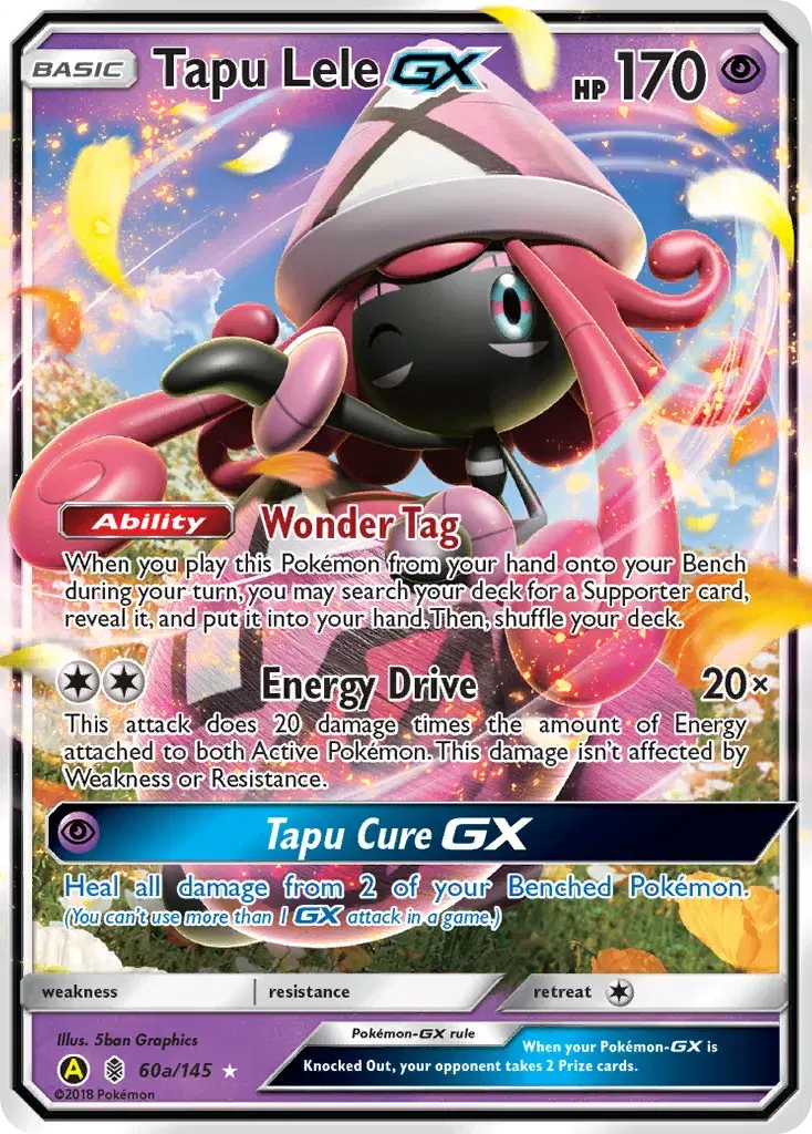 Tapu Lele-GX Guardians Rising 60a